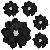 Polyester & Rhinestones Ornament Accessories DIY-WH20063-015A-6