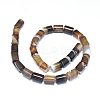 Natural Banded Agate/Striped Agate Beads Strands G-D0005-46-2