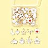 40Pcs 20 Styles Alloy Enamel Pendants ENAM-FS0003-32-7