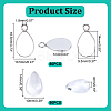 Teardop DIY 304 Stainless Steel Pendant Making Kit DIY-HY0002-44-2