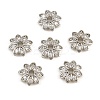 Brass Micro Pave Clear Cubic Zirconia Bead Caps CU-CBA6A75-29P-1