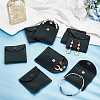 Velvet Jewelry Flap Pouches with Snap Button TP-WH0007-10B-5