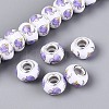 Opaque Resin European Beads RPDL-T004-01I-1