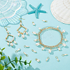 40Pcs 4 Styles Natural Cultured Freshwater Pearl Pendants PALLOY-PH01713-4