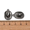 Tibetan Style Alloy Hat Pendants TIBEP-1023-B-FF-3