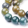 Natural Indian Agate Beads Strands X-GSR10mmC002-2