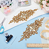 Rhinestone Flower Appliques DIY-WH0504-99B-4