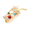 Alloy Rhinestone Brooches LS-JEWB-P023-07G-2