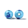 Natural Wood European Beads WOOD-S059-01P-2