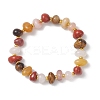 Natural Mixed Gemstone Beaded Stretch Bracelets for Women BJEW-JB13372-2