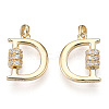 925 Sterling Silver Micro Pave Cubic Zirconia Charms STER-T004-12G-1