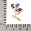 Brass Glass Pendants KK-B100-041G-07-3