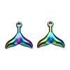 Ion Plating(IP) 304 Stainless Steel Charms STAS-F249-14M-01-1