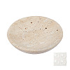 Flat Round Shape Marble Desktop Storage Tray AJEW-WH0348-408-1