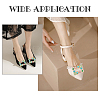 2Pcs Alloy Rhinestone Flower Shoe Decorations FIND-FG0002-40B-5