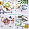 12Pcs Adjustable Braided Nylon Cord Macrame Pouch Bracelet Making AJEW-SW00010-06-6