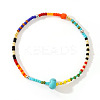 Bohemian Style Natural Mixd Gemstone Beaded Stretch Bracelets for Women LS-LO1270-1-2