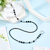 2Pcs Glass Beads Keychain HJEW-SC0002-54-3