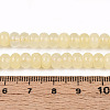 Dyed Natural White Jade Beads Strands X-G-T139-59A-15-5