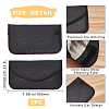 Carbon Fiber Key Car Wallets Car Bag Key Purse Pouch AJEW-WH0029-36-2