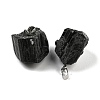 Natural Black Tourmaline Pendants LS-G-F739-01AP-2