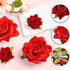 Cloth & Iron Alligator Hair Clips AJEW-SP0002-84C-3
