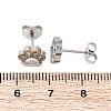 Tarnish Resistant 304 Stainless Steel Stud Earrings X-EJEW-F227-14P-2