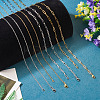 16Pcs 4 Style 304 Stainless Steel Chain Necklaces NJEW-TAC0026-6