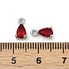Brass Micro Pave Cubic Zirconia Pendants KK-K374-07P-02-3