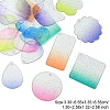 20Pcs Acrylic Pendants OACR-YW0002-36C-3
