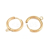 316 Stainless Steel Huggie Hoop Earring Findings EJEW-B158-01D-G-2