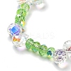Glass & Iron Beads Mobile Straps AJEW-H153-03B-06-2