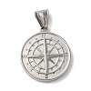 Non-Tarnish 304 Stainless Steel Pendants STAS-B073-04P-1