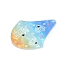 Marine Organism Series Fan Shape Acrylic Pendants OACR-Q101-03A-2