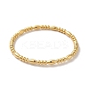 Ion Plating(IP) 304 Stainless Steel Oval Bangle AJEW-Z012-01G-1