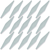 20Pcs PVC Sponge Silver Polishing Strips PVC-SC0001-18-1
