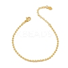 Rack Plating Brass Round Beaded Bracelets for Women BJEW-G735-01G-4