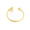 Real 14K Gold Plated 304 Stainless Steel Open Cuff Ring LS-RJEW-C062-01B-G-3