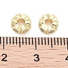 Brass Micro Pave Cubic Zirconia Beads KK-C051-32G-02-2