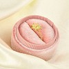 Sun 304 Stainless Steel Open Cuff Rings for Women RJEW-G338-13G-3
