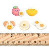 40Pcs Opaque Resin Cabochons CRES-FS0001-21-5