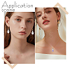10Pcs 5 Colors Resin Rhinestone & Acrylic Pendants PALLOY-GO00035-6