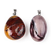 Natural Mookaite Pendants G-P525-01P-05-3