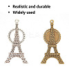DIY Blank Eiffel Tower Pendant Making Kit DIY-GO0001-69-3