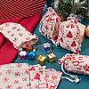 20Pcs 4 Styles Christmas Theme Cotton Fabric Cloth Bags ABAG-TA0002-04B-8