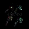 Luminous Spaceman Acrylic Pendant Keychain KEYC-D019-02G-4