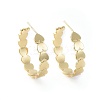 Brass Stud Earrings EJEW-L234-15G-1