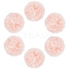 12Pcs Handmade Faux Rabbit Fur Pom Pom Ball Covered Pendants WOVE-SC0001-06B-1