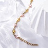 Ion Plating(IP) 304 Stainless Steel Link Chain Bracelets BJEW-P236-30G-04-3