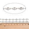 304 Stainless Steel Flower Link Chains CHS-Z009-02P-3